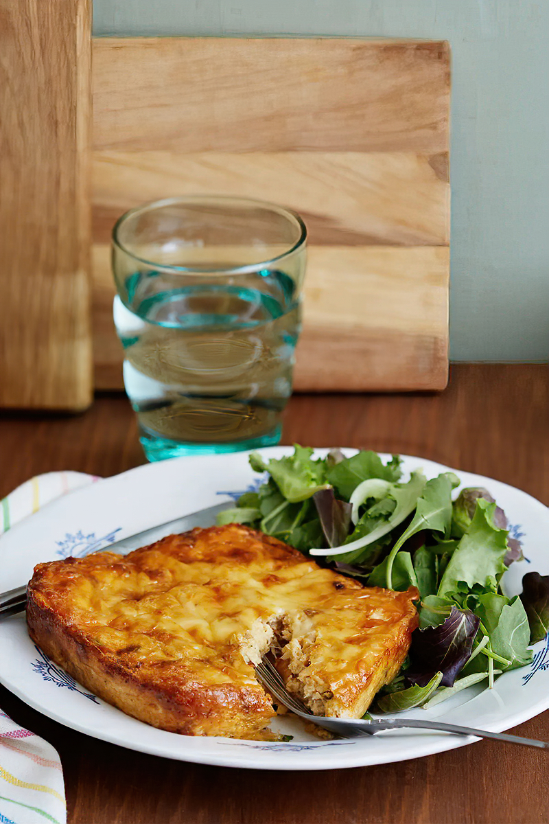 Receta gratinado de cangrejo cajún