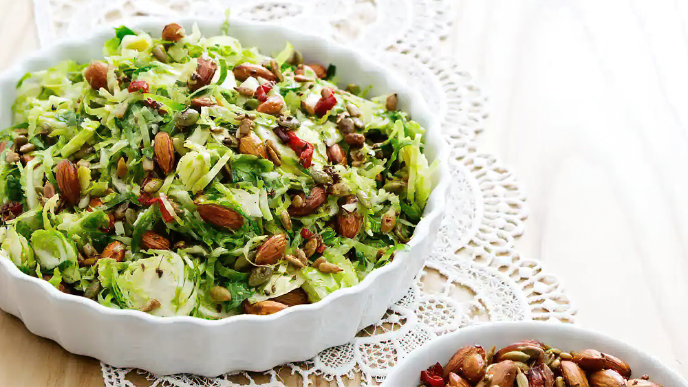 Receta Ensalada Crujiente de Coles de Bruselas con Limón