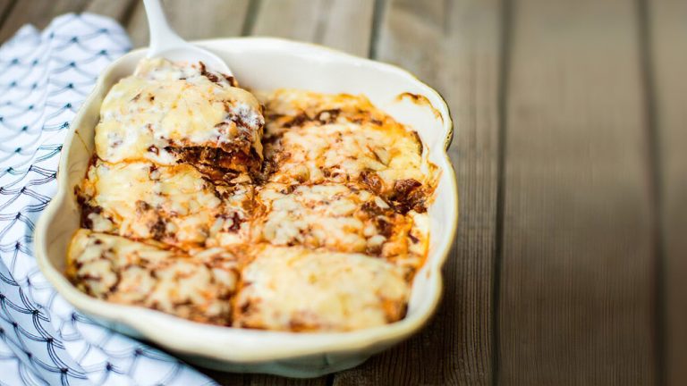 Receta Lasaña de coliflor bajo en carbohidratos