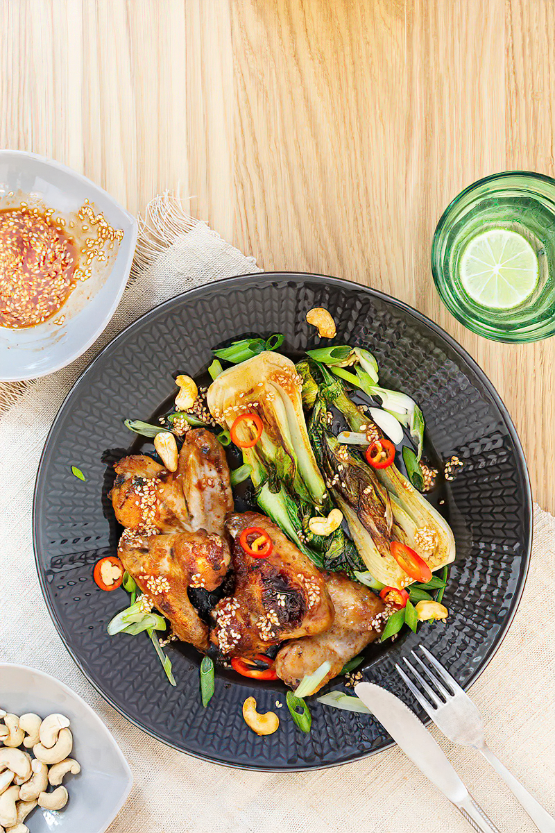 Receta alitas de pollo al estilo asiático