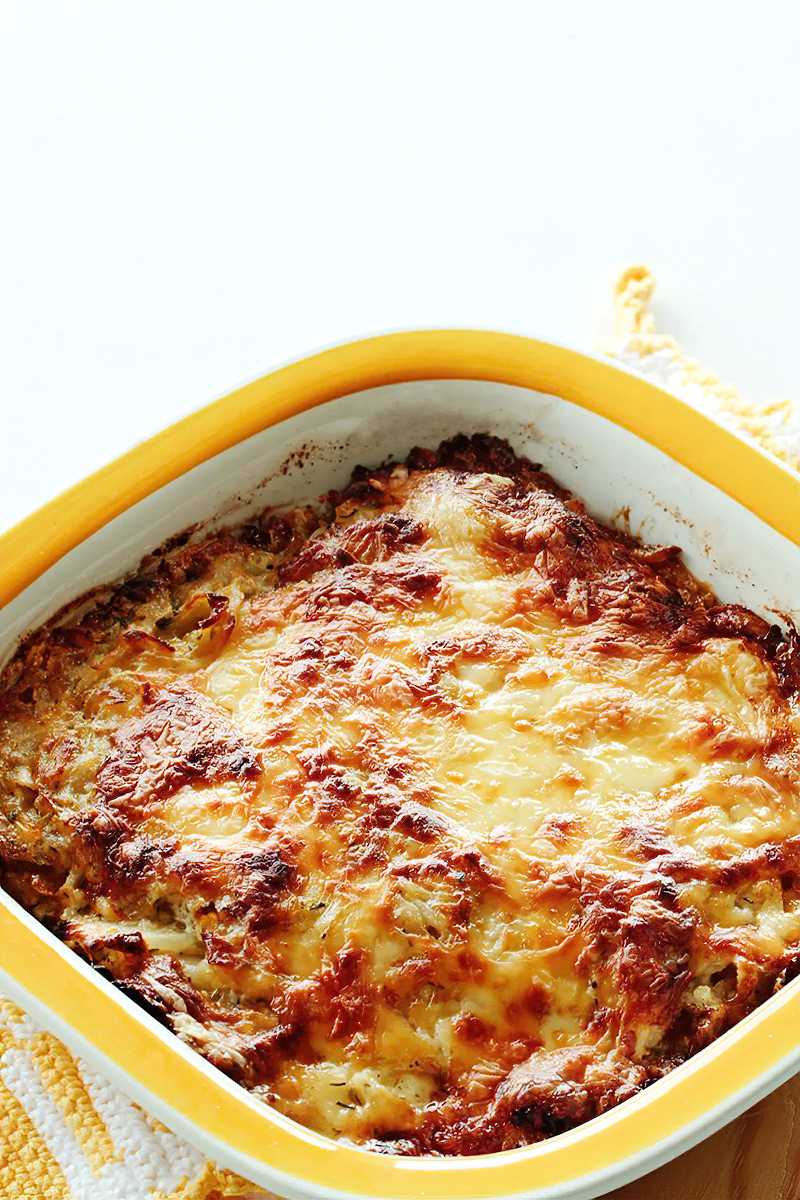 Receta cazuela de repollo bajo en carbohidratos
