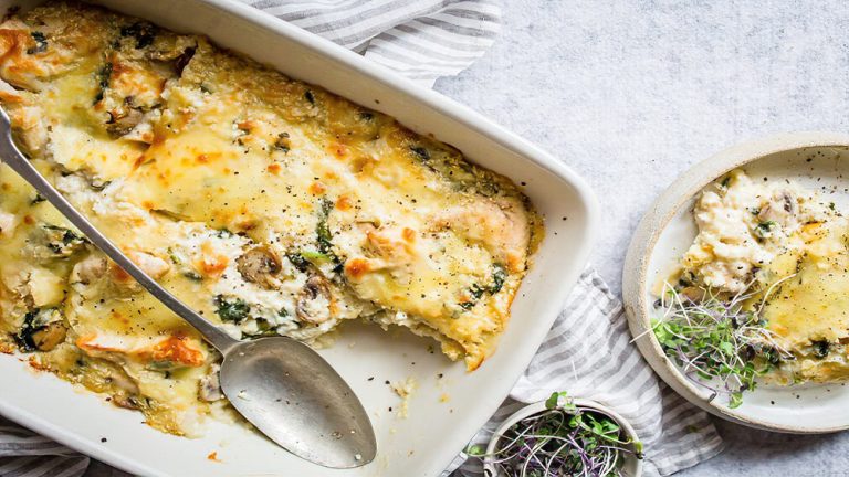 Receta cazuela keto de pollo y champiñones