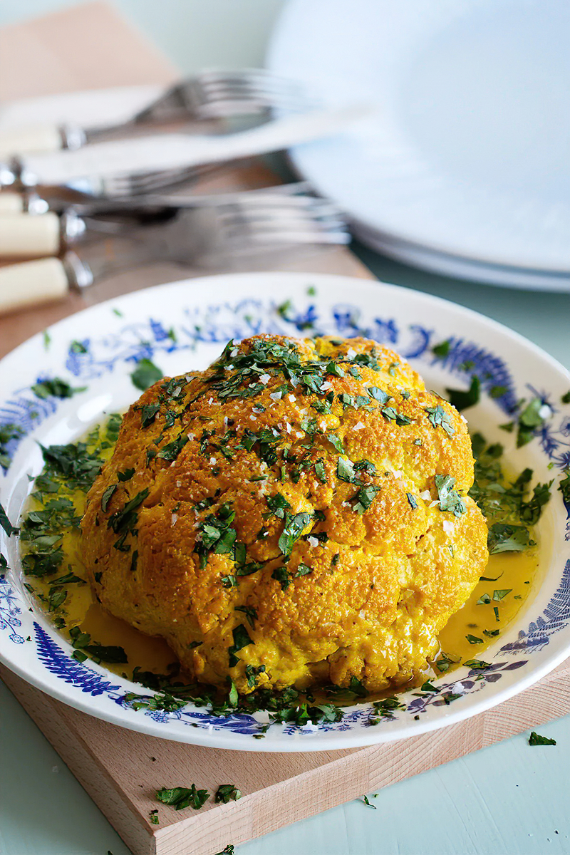 Receta coliflor marinada bajo en carbohidratos