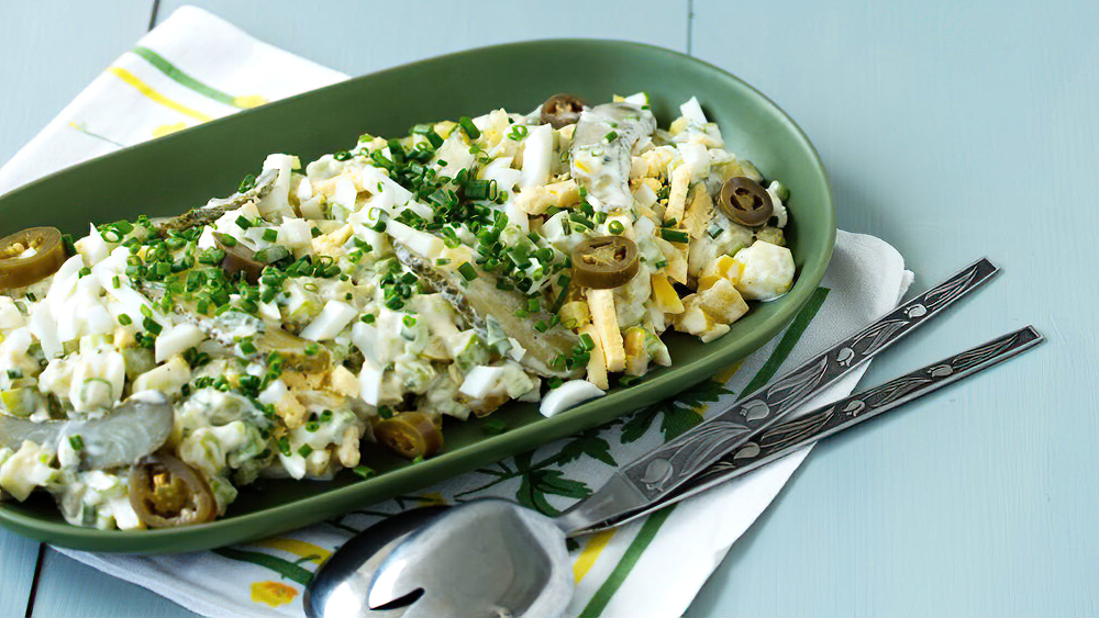 Receta ensalada de calabacín con huevos