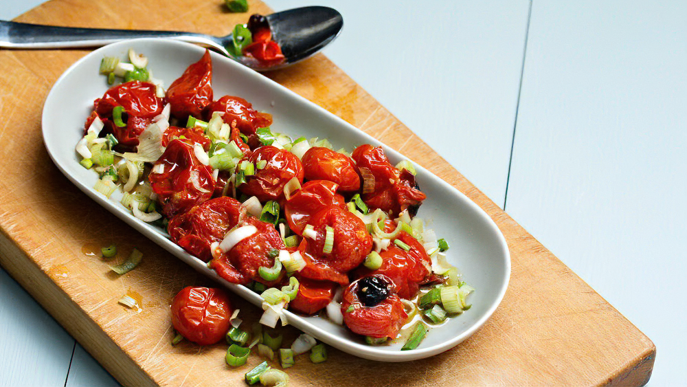 Receta ensalada de tomates asados