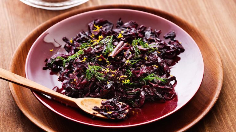 Receta ensalada oriental de col lombarda