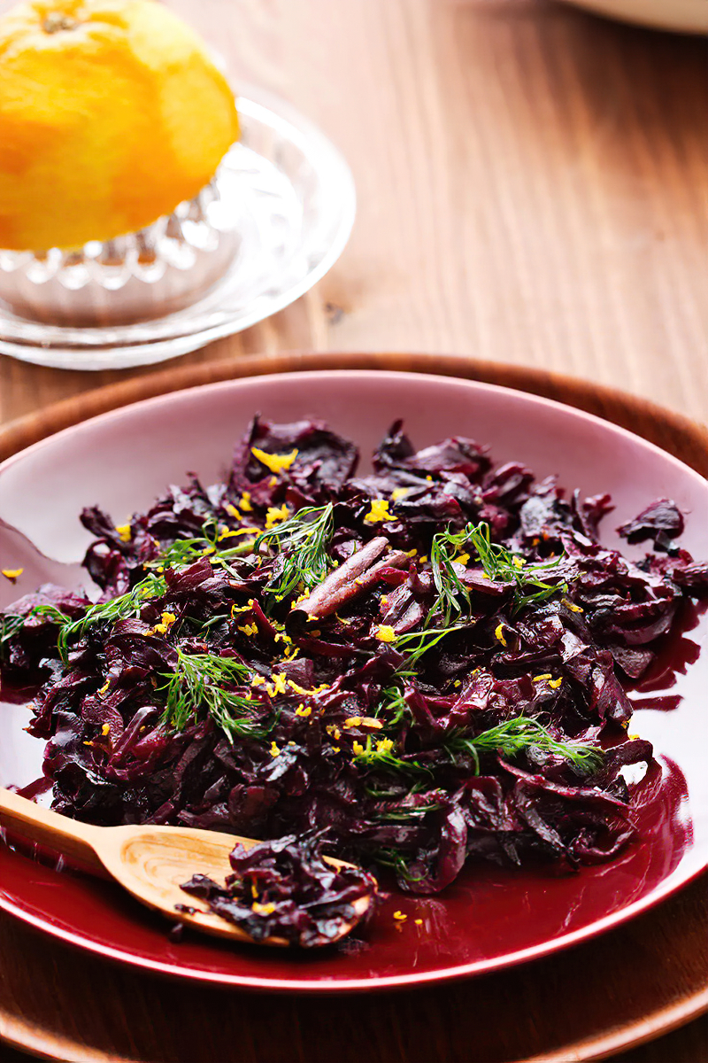 Receta ensalada oriental de col lombarda