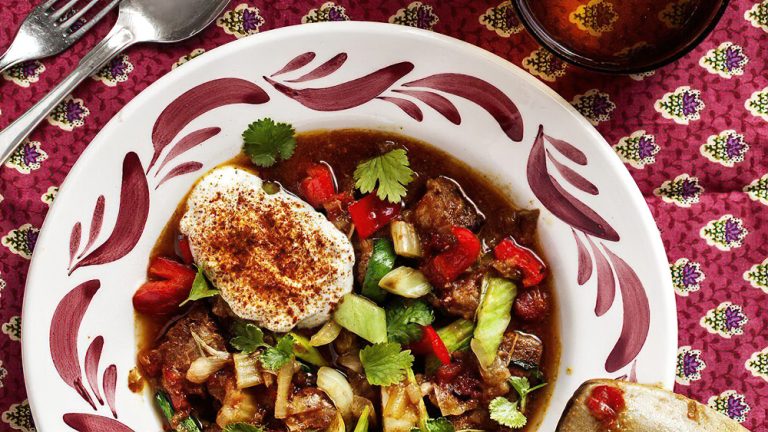 Receta estofado indio de cordero bajo en carbohidratos