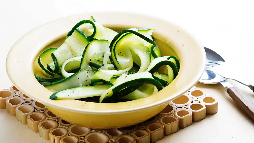 Receta fettuccini de calabacín