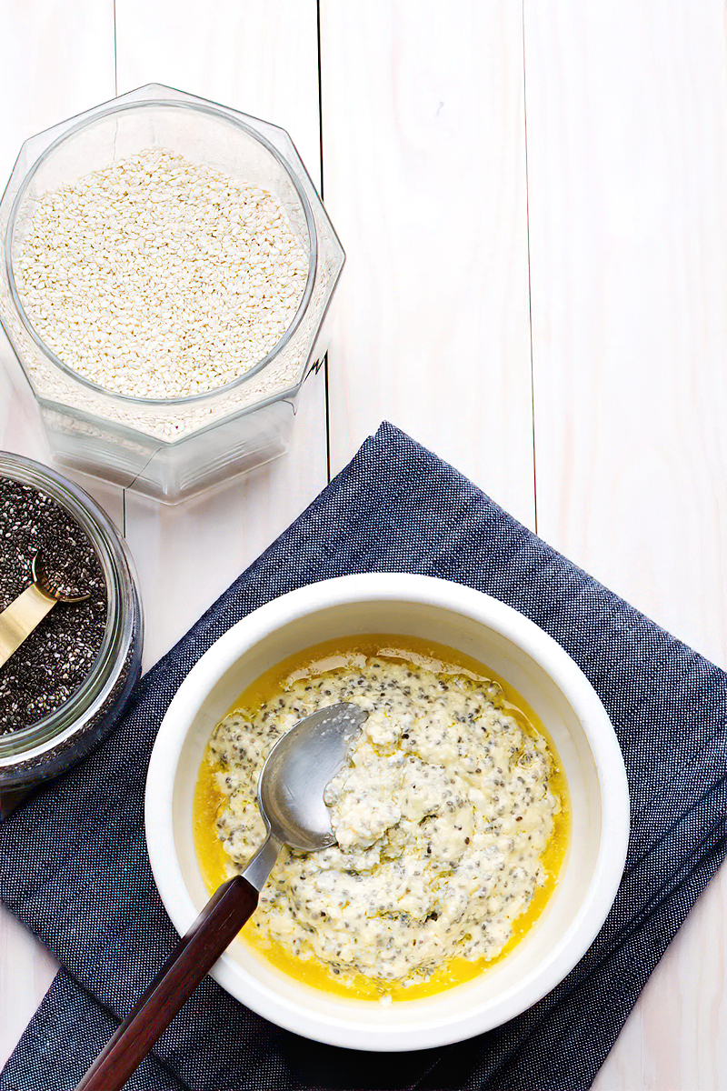 Receta gachas keto de desayuno