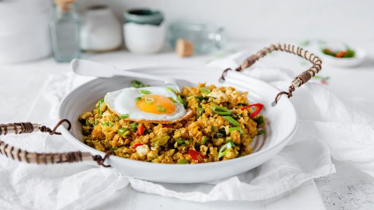 Receta nasi goreng bajo en carbos