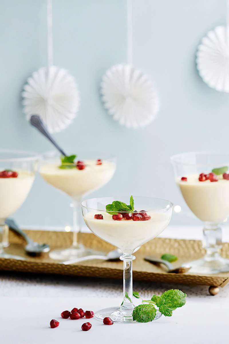 Receta pannacotta keto de vainilla