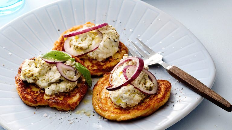 Receta panqueques con queso crema bajo en carbohidratos