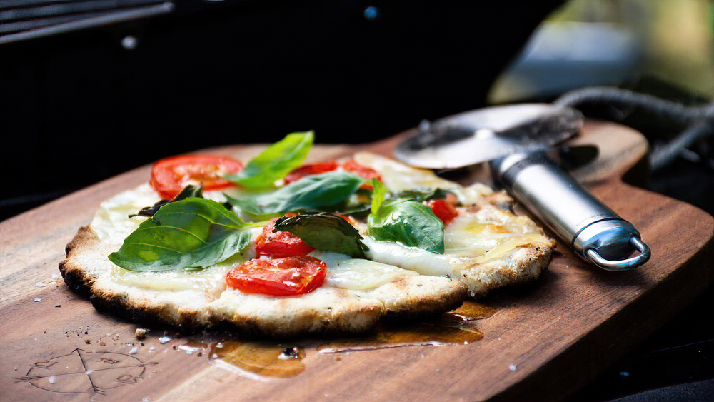 Receta pizza baja a la parrilla bajo en carbohidratos