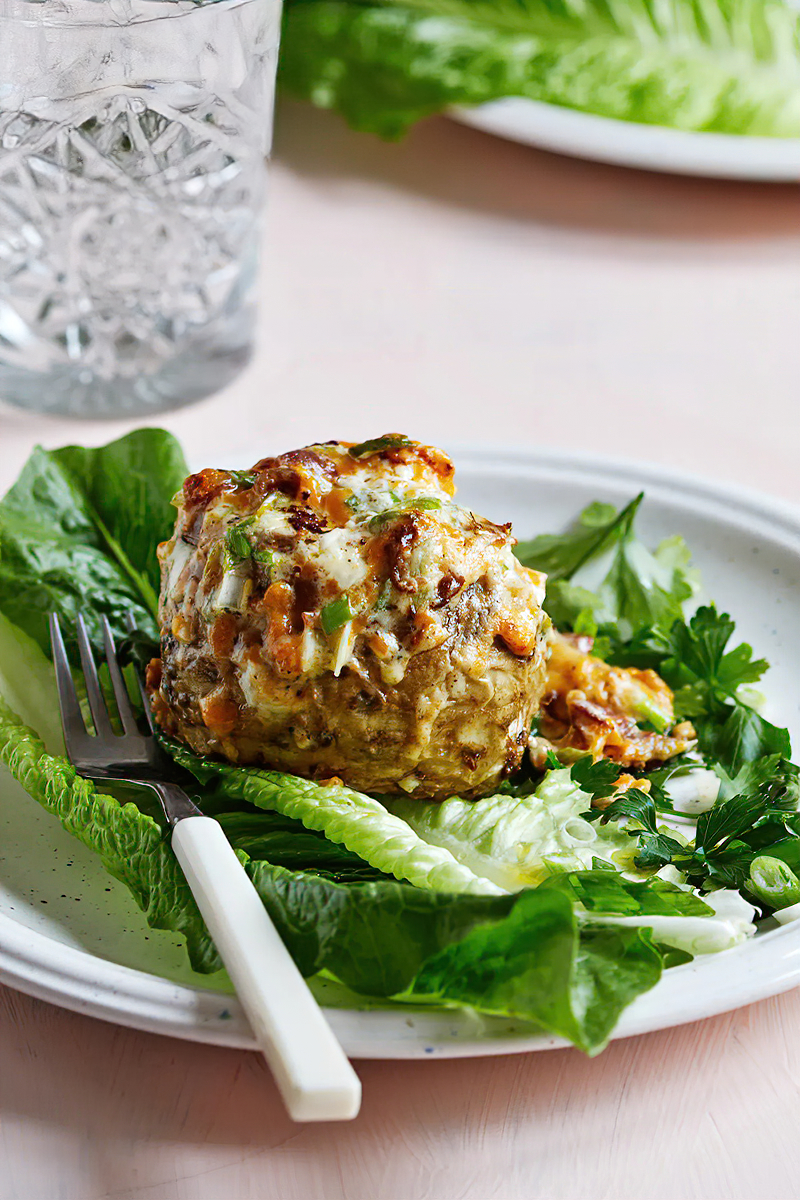 Receta raíz de apio con bacon y queso