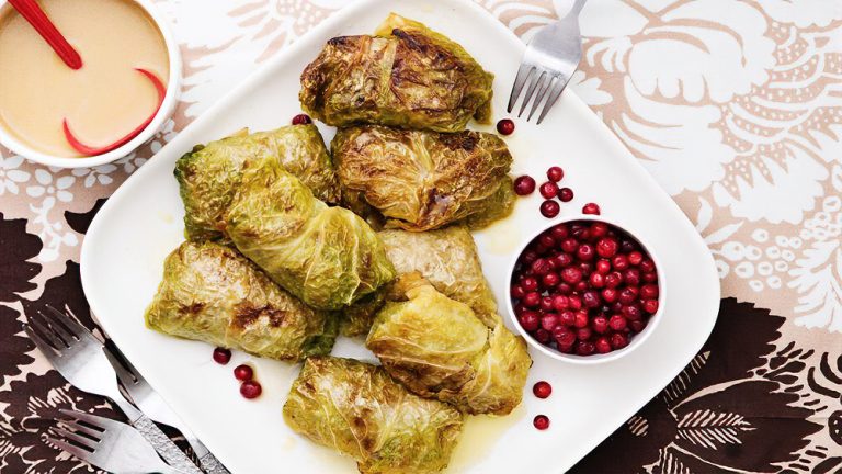 Receta rollitos de repollo rellenos bajos en carbohidratos