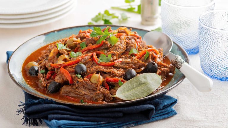 Receta ropa vieja baja en carbohidratos