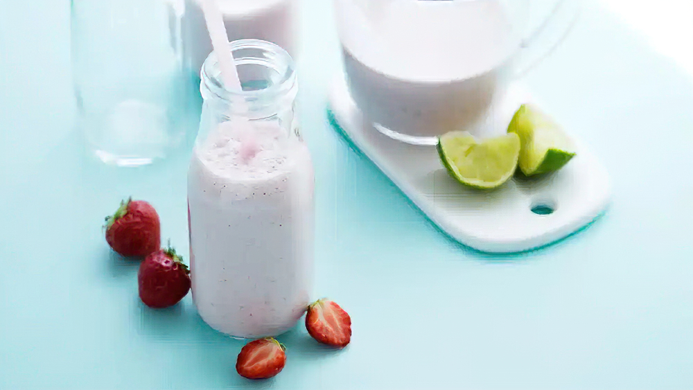 Receta smoothie de fresas bajo en carbohidratos