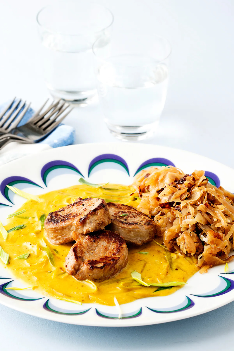 Receta solomillo de cerdo al curry