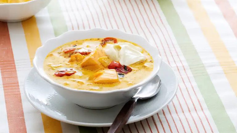 Receta sopa de pescado al azafrán y alioli
