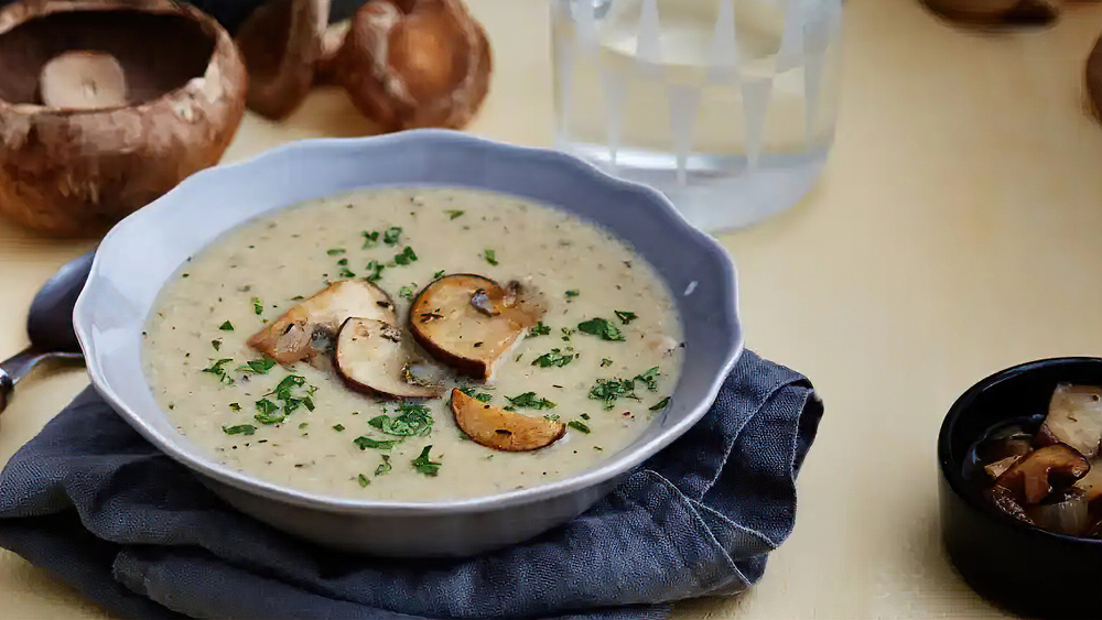 Receta sopa de setas silvestres
