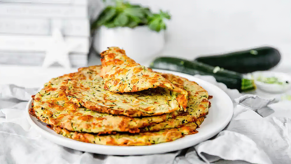 Receta tortillas de calabacín bajas en carbohidratos