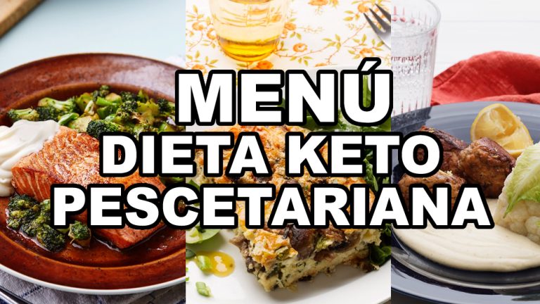 Menú dieta keto pescetariana plan de 7 días
