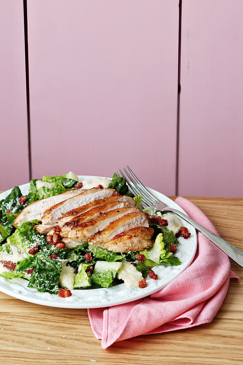 Receta Ensalada César keto
