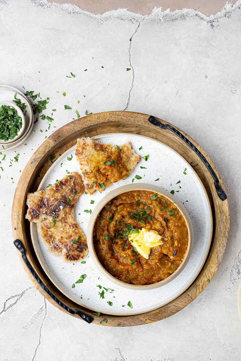 Receta baingan ka bharta