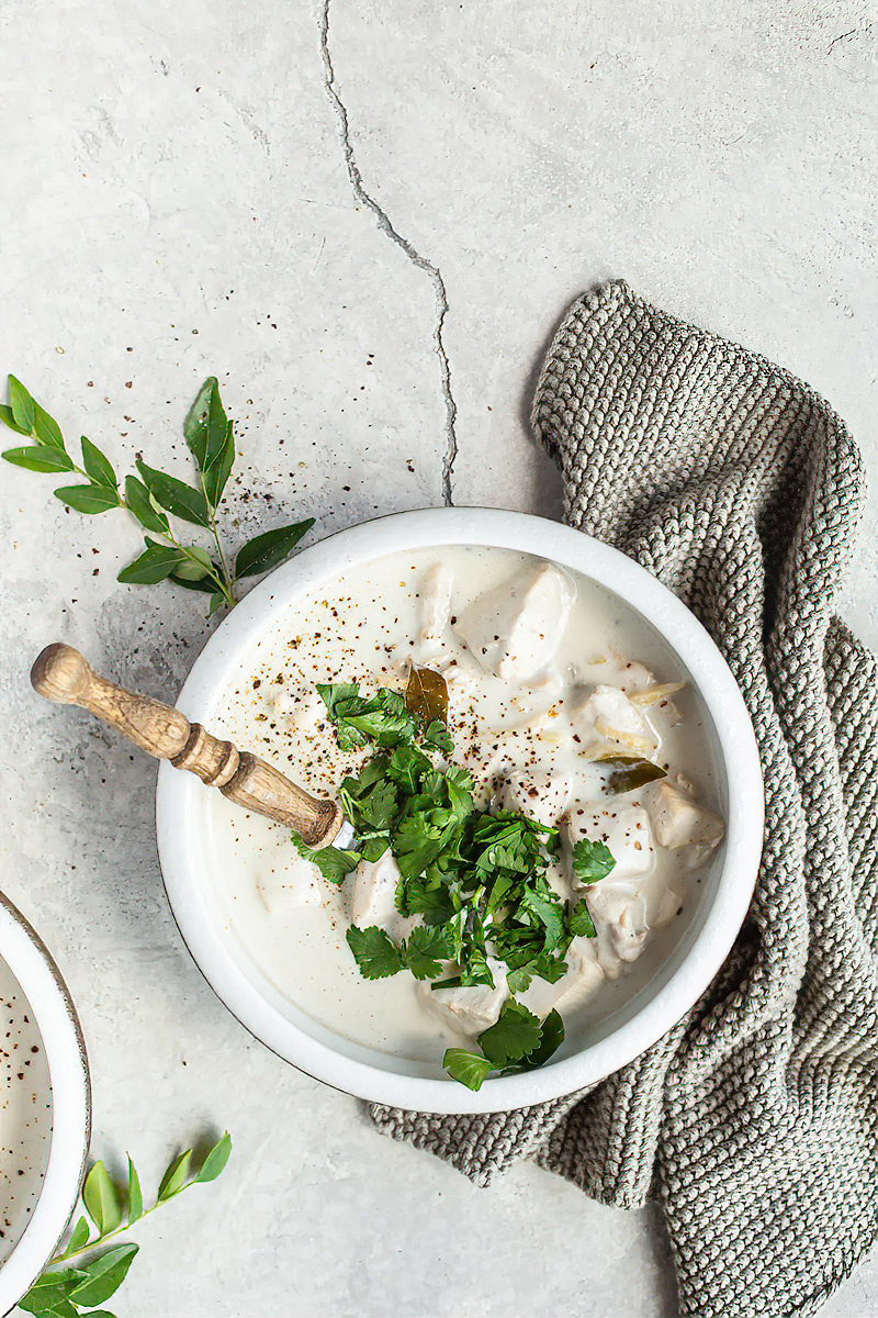 Receta curry keto de coco