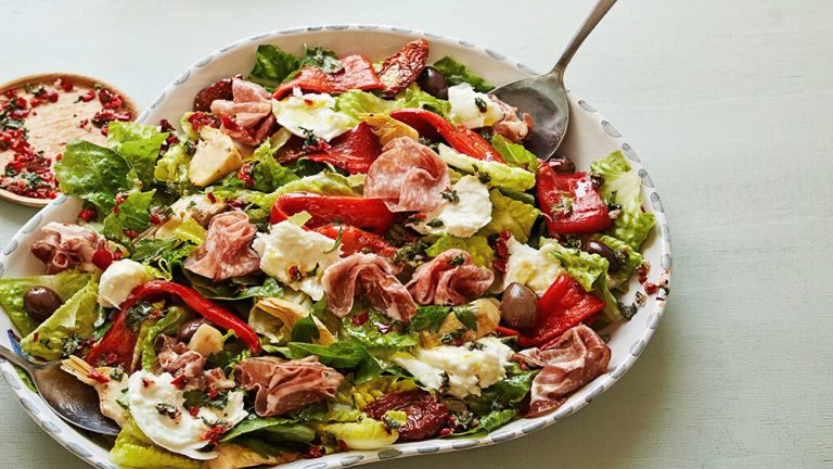 Receta ensalada antipasto baja en carbohidratos