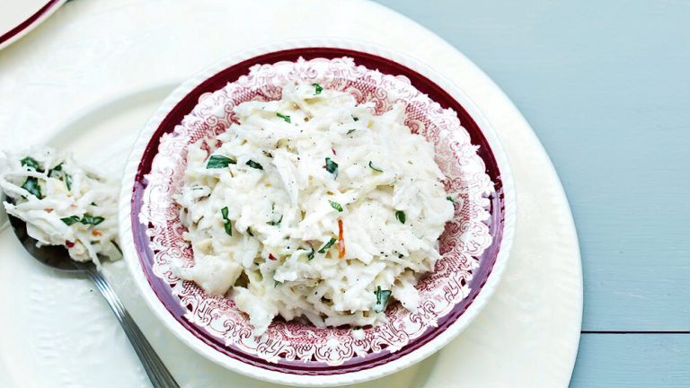 Receta ensalada cremosa de nabo