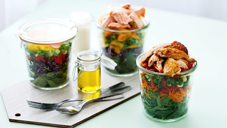 Receta ensalada en tarro