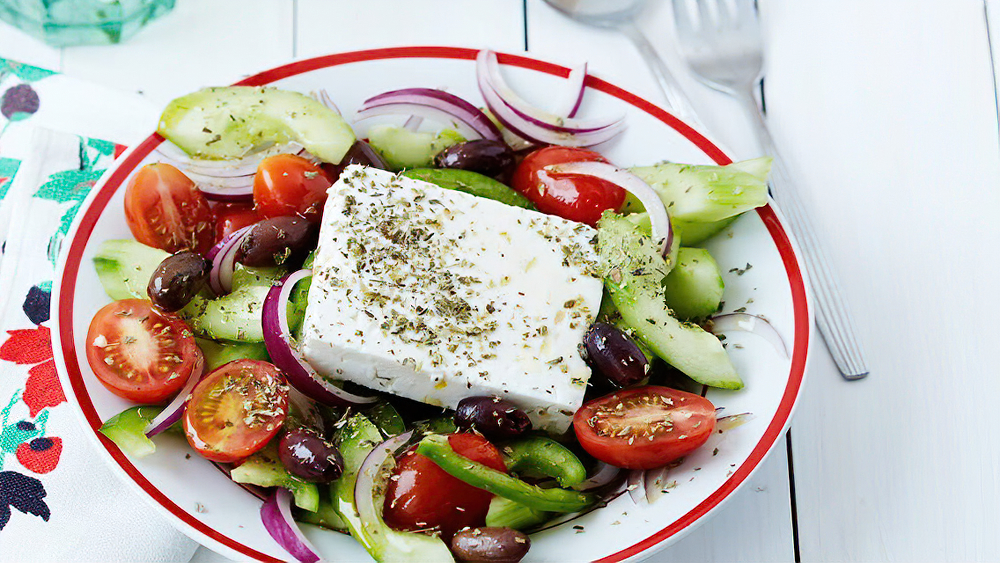 Receta ensalada griega