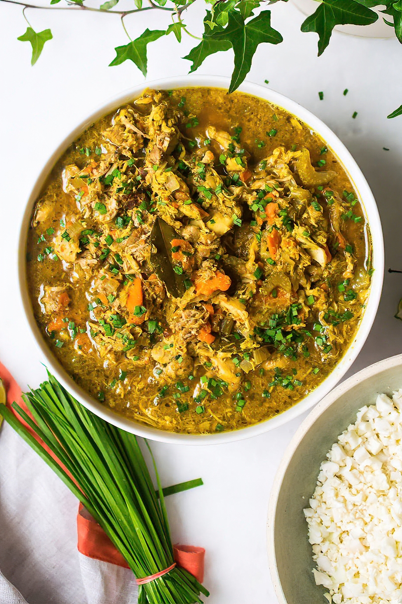 Receta fricasé de pollo