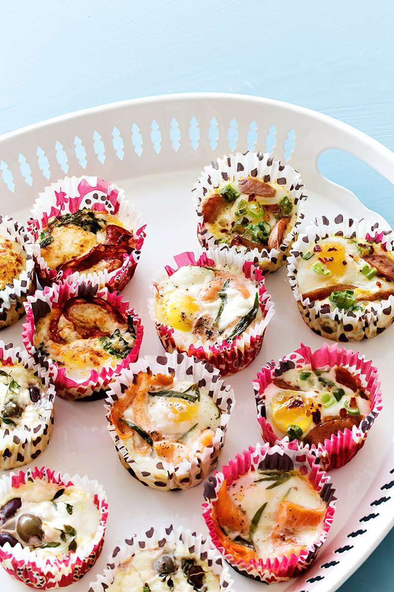 Receta huevos cupcakes keto para llevar