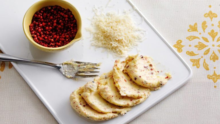 Receta mantequilla de pimienta rosa