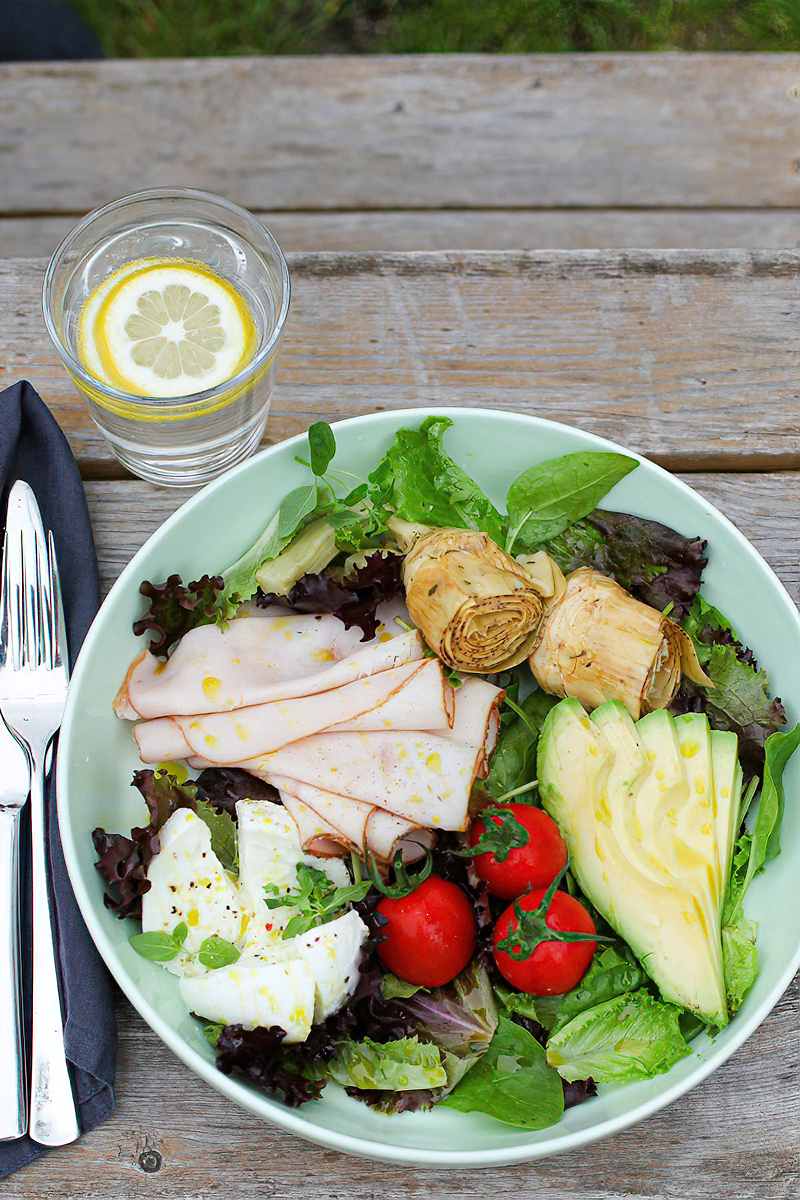 Receta plato italiano de pavo con mozzarella fresca
