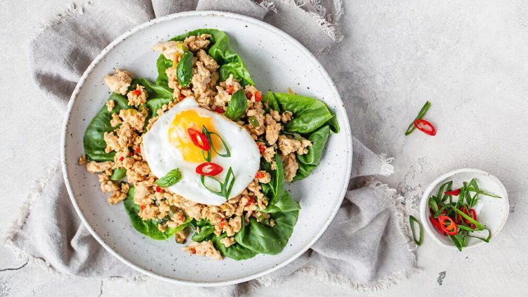 Receta pollo tailandés a la albahaca