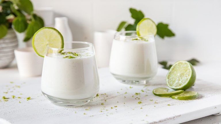 Receta smoothie de lima alto en proteínas