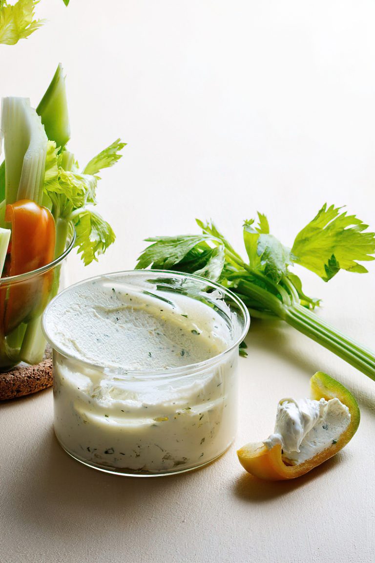 Receta queso crema bajo en carbohidratos con hierbas