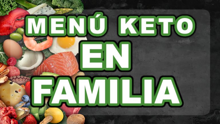 Menú dieta keto en familia