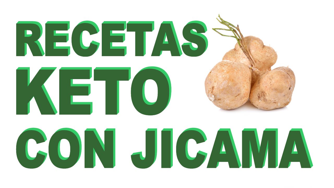Recetas keto con jicama