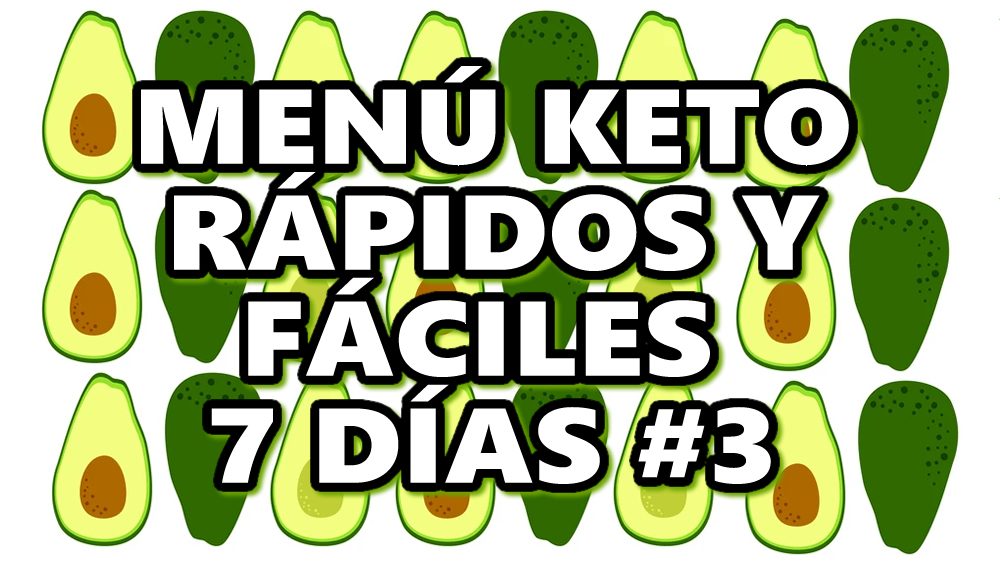 Menú keto fácil y rápido