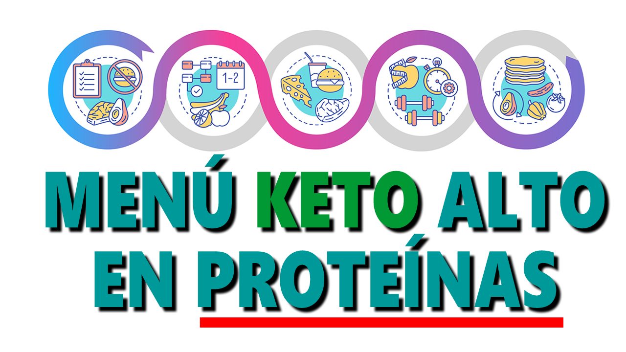 Menú keto alto en proteínas
